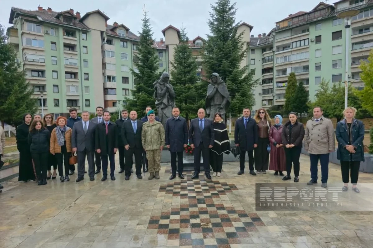 Sarayevoda Vətən müharibəsi şəhidləri anılıb