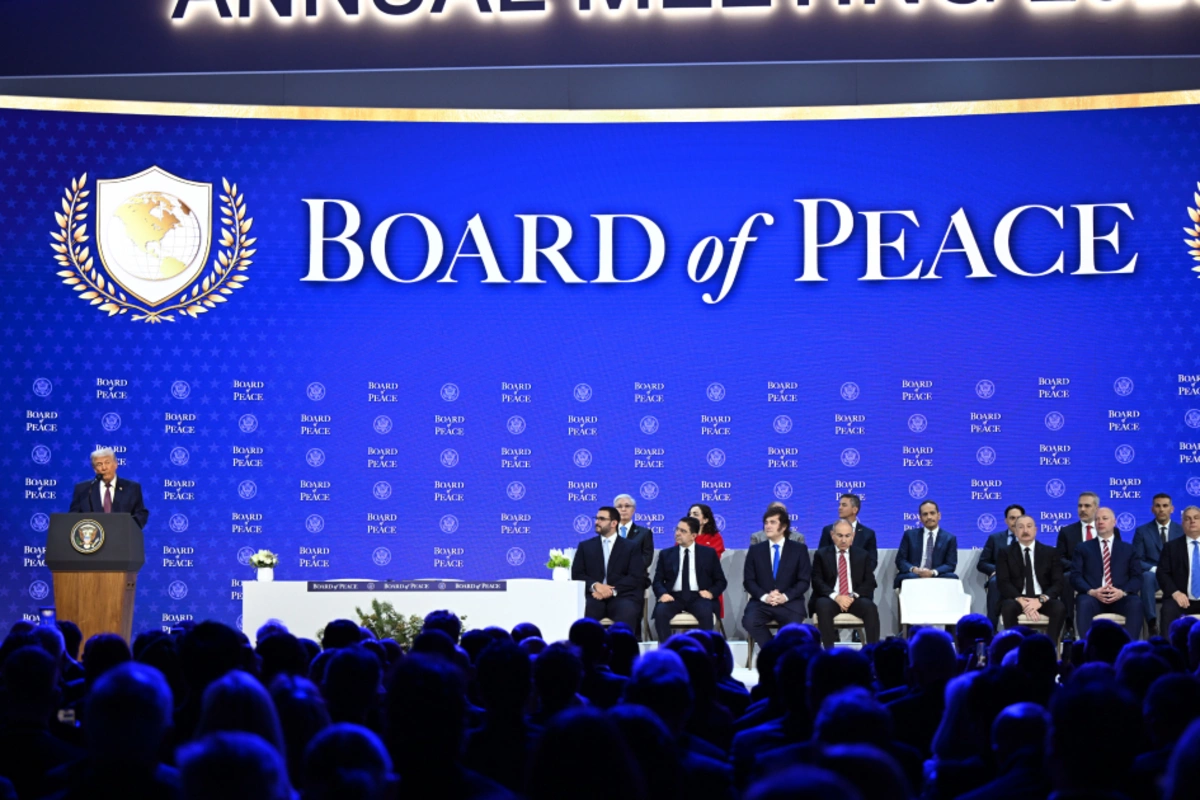 President Ilham Aliyev participates in the signing ceremony of the Peace Council Charter document in Davos