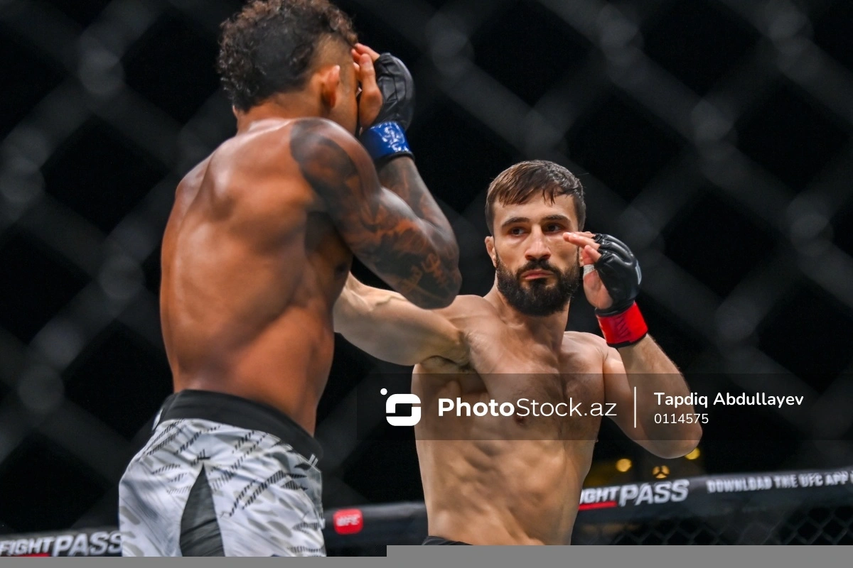 UFC Fight Night: Nazim Sadıxov rəqibini NOKAUT ETDİ UFC Fight Night: Nazim Sadıxov rəqibini NOKAUT ETDİ