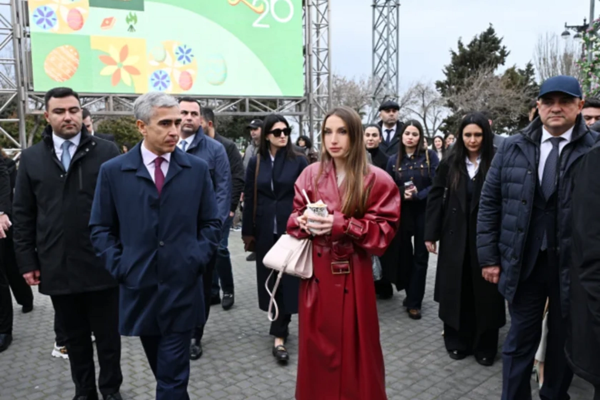 Alyona Əliyeva Novruz yarmarkasını ziyarət edib