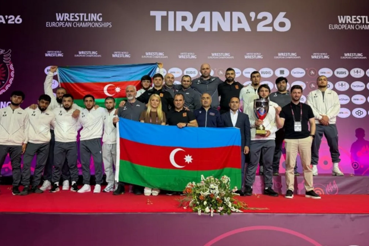 Sərbəst güləş üzrə Azərbaycan millisi altıncı dəfə Avropa çempionu olub