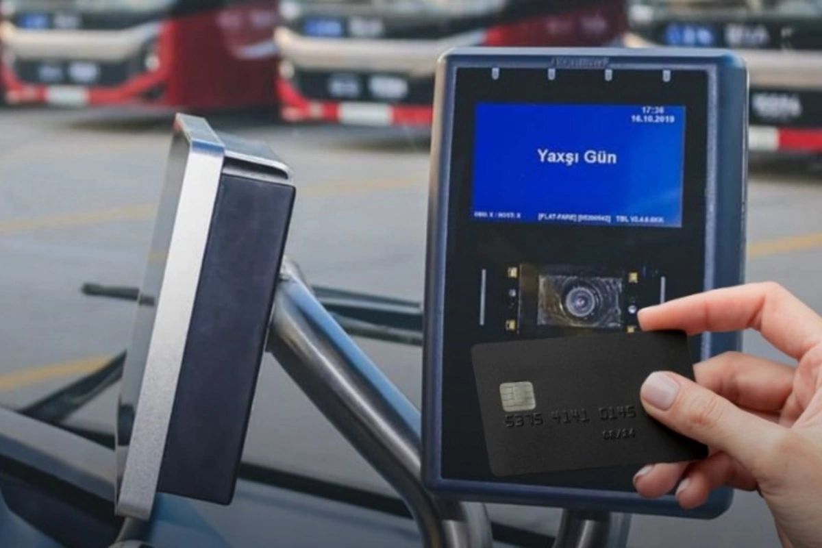 Avtobuslarda bank kartları ilə ödəniş aktivləşdirilir