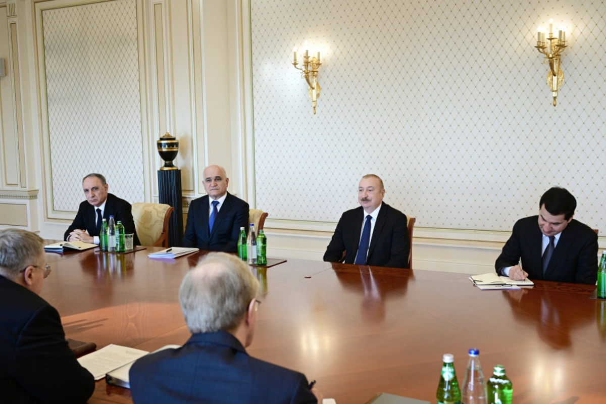 Azərbaycan Prezidenti İlham Əliyev Rusiya Hökuməti Sədrinin müavinini qəbul edib