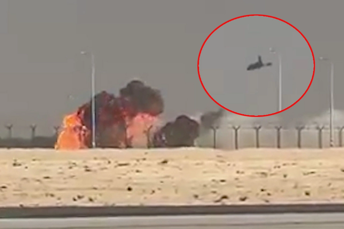 На авиашоу в Дубае, за которым наблюдал замминистра обороны Азербайджана, разбился индийский истребитель: есть погибший