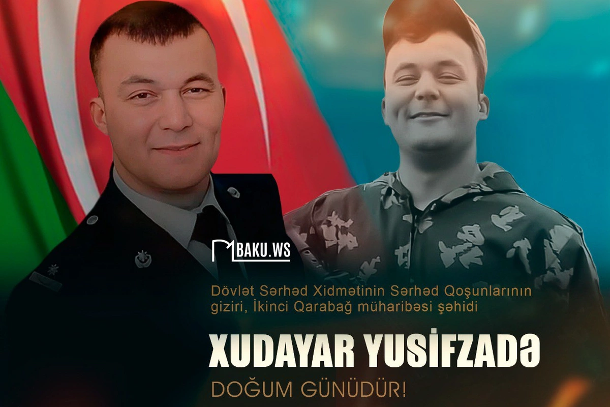 Bu gün Xudayar Yusifzadənin doğum günüdür Bu gün Xudayar Yusifzadənin doğum günüdür