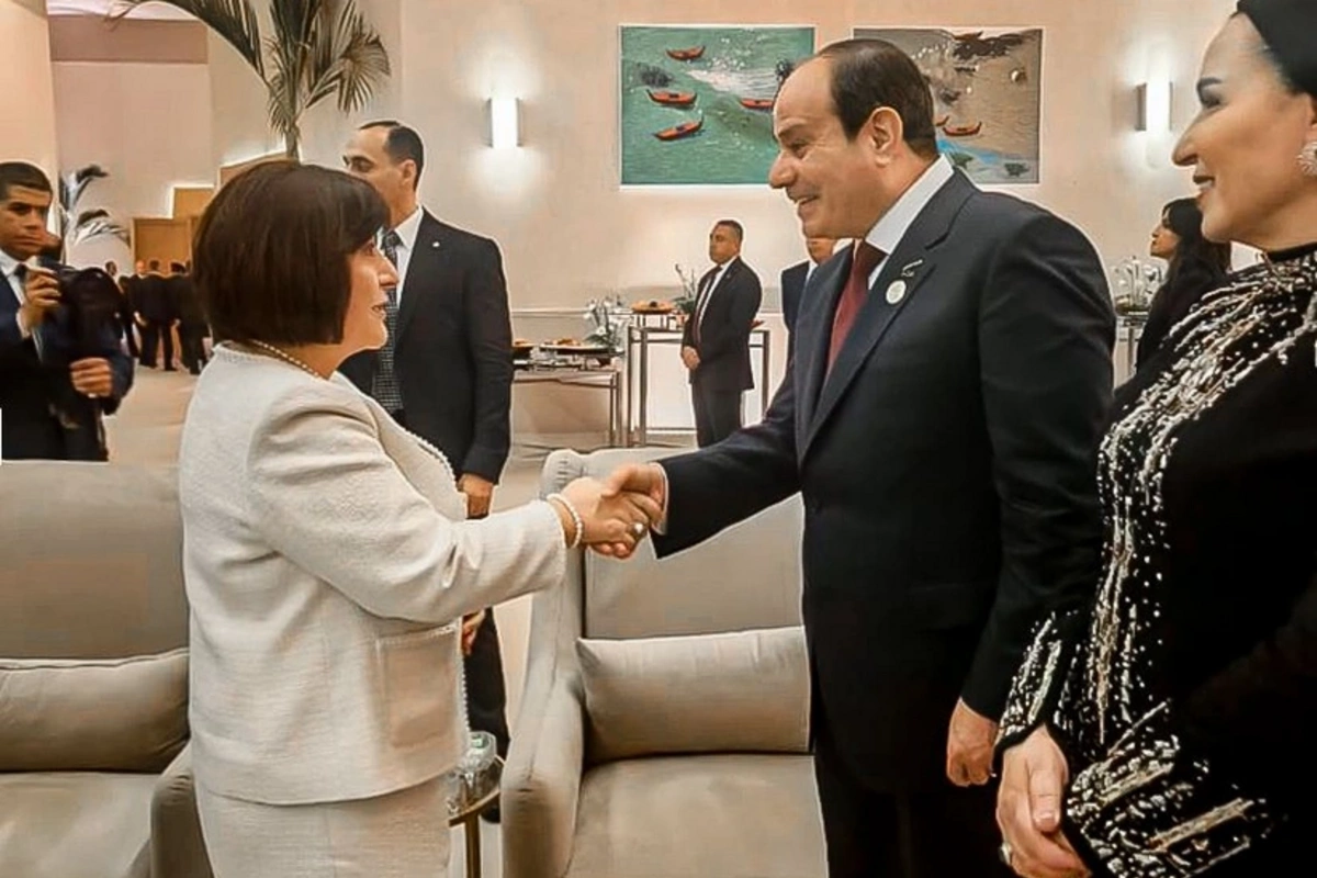 Sahibə Qafarova Böyük Misir Muzeyinin açılış mərasimində iştirak edib