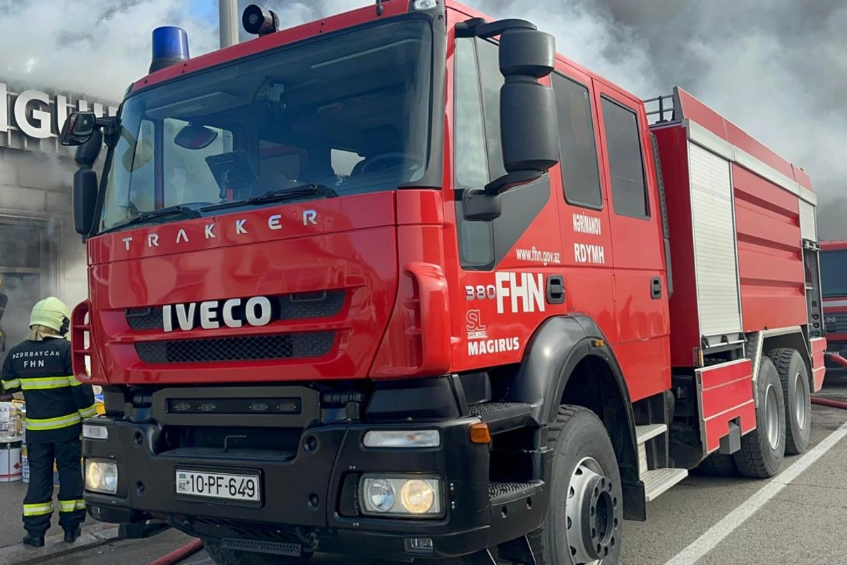 Dərnəgüldə obyektdəki yanğın söndürüldü