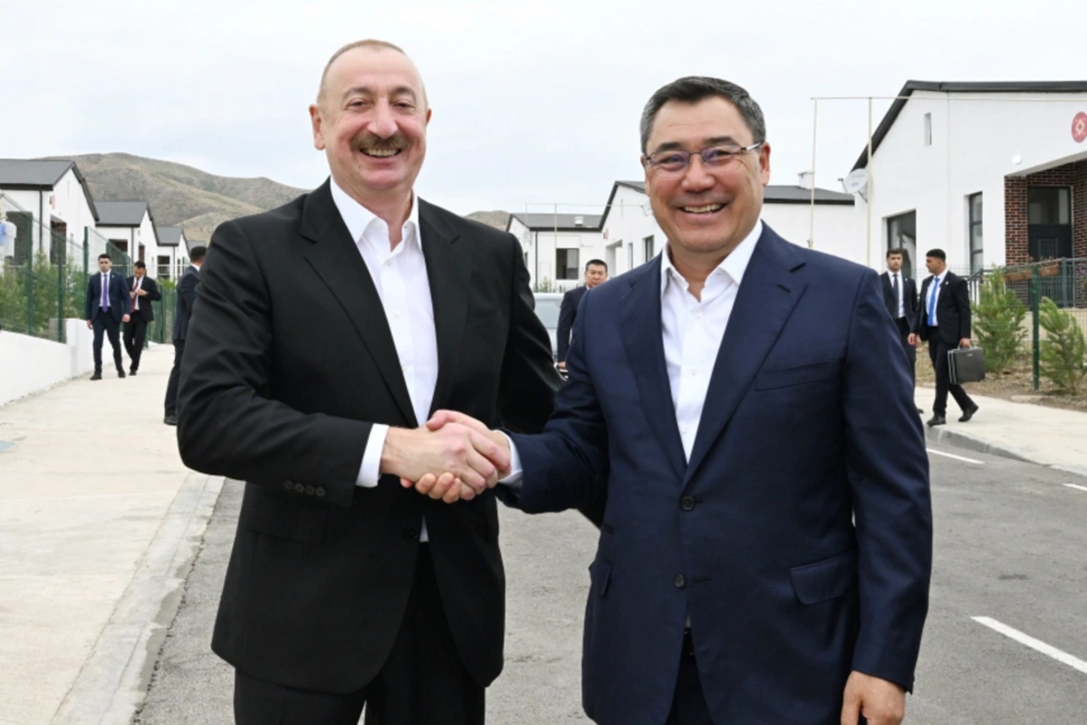 Presidents of Azerbaijan and Kyrgyzstan participated in the opening of the 1st stage of Khydyrly village