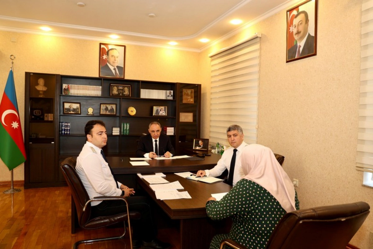 Baş prokuror Xaçmazda vətəndaşları qəbul edib