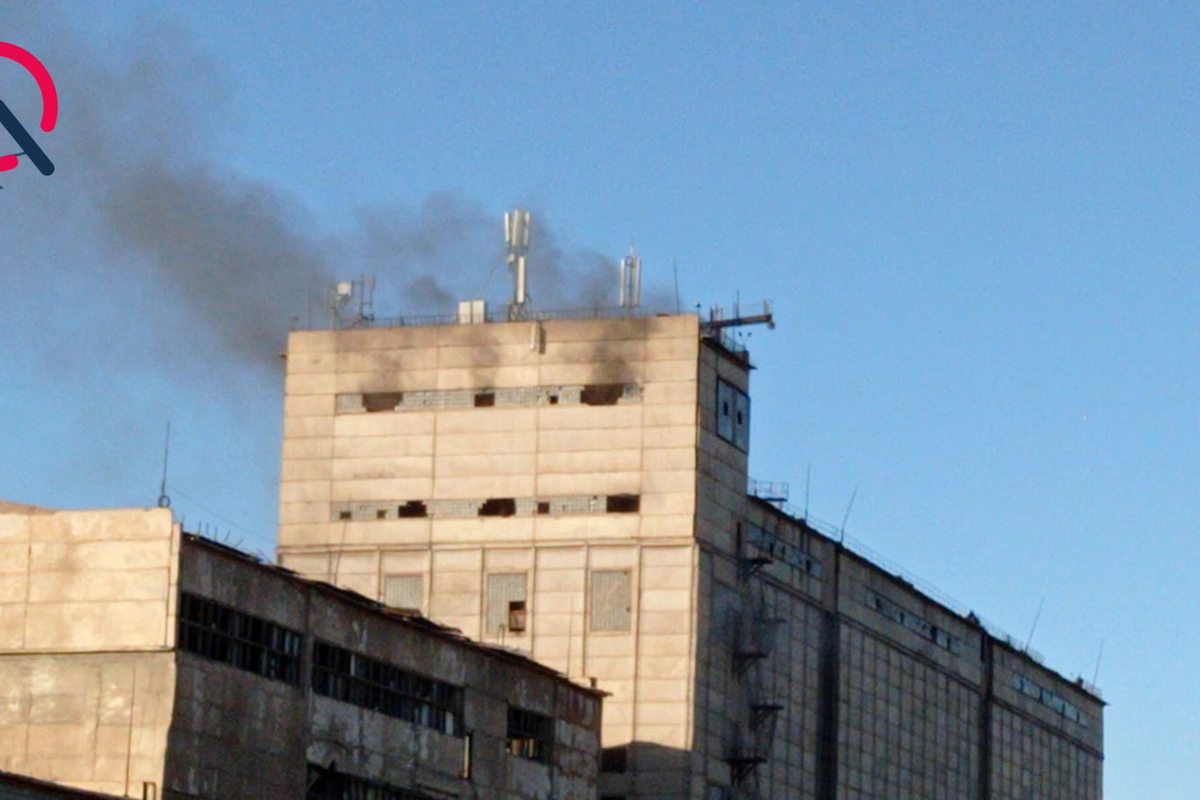 Gəncədə zavodda yanğın