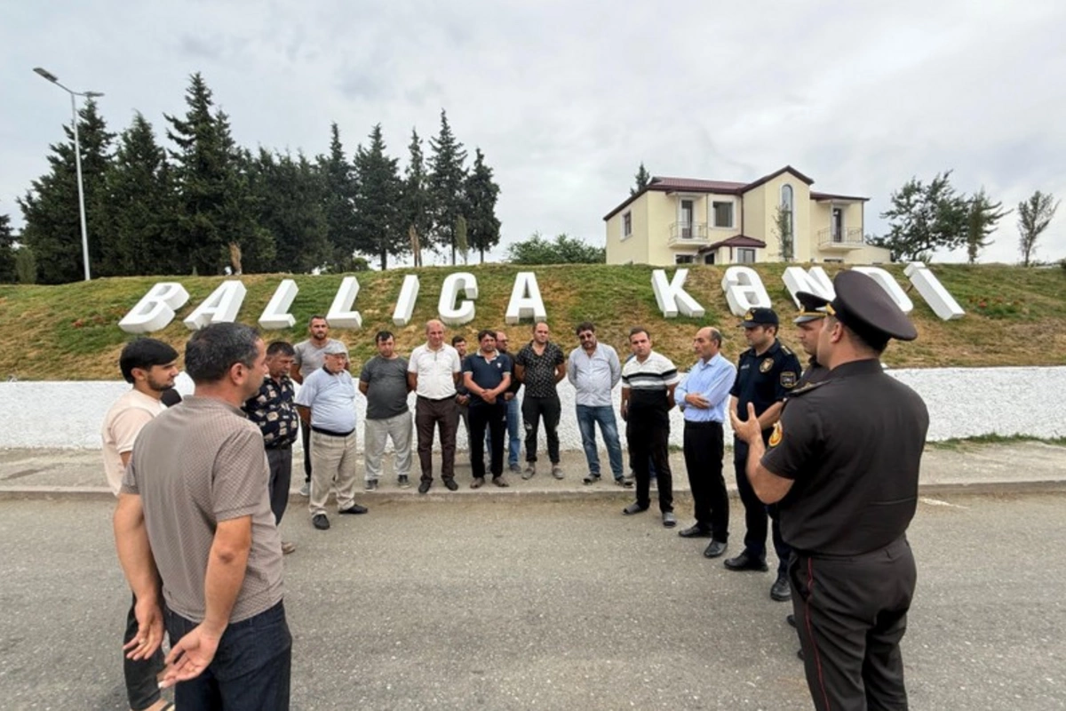 FHN azad olunmuş ərazilərdə yanğın təhlükəsizliyi ilə bağlı vətəndaşlara müraciət edib