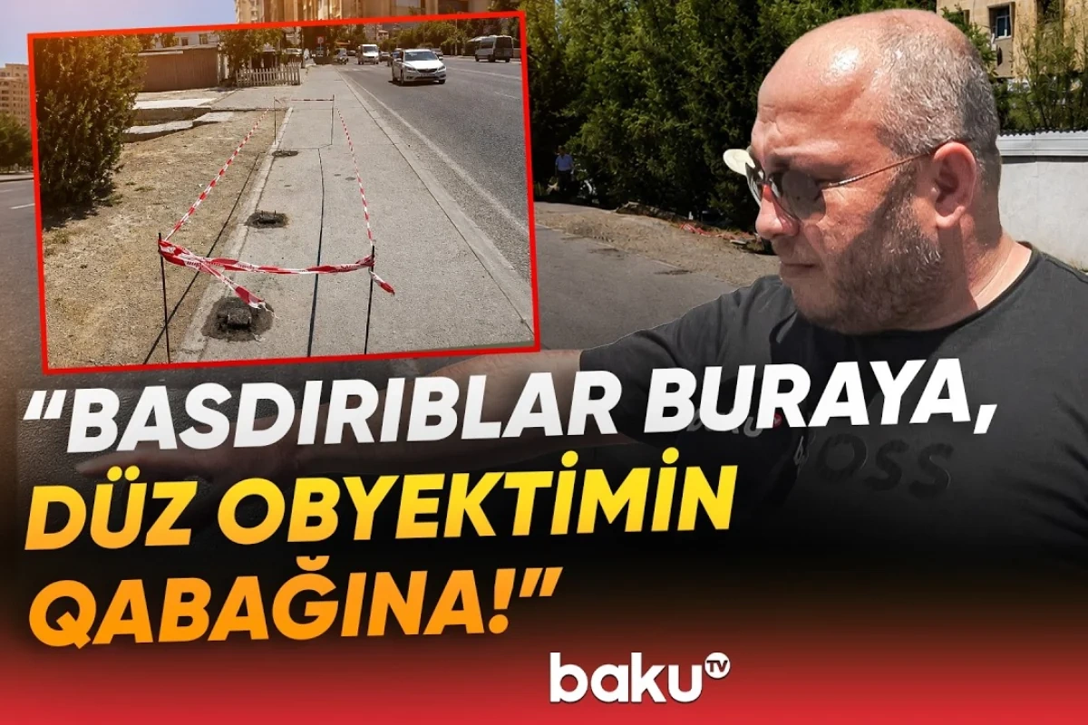 Xətai sakinlərindən etiraz: Səkidə obyekt tikilir?