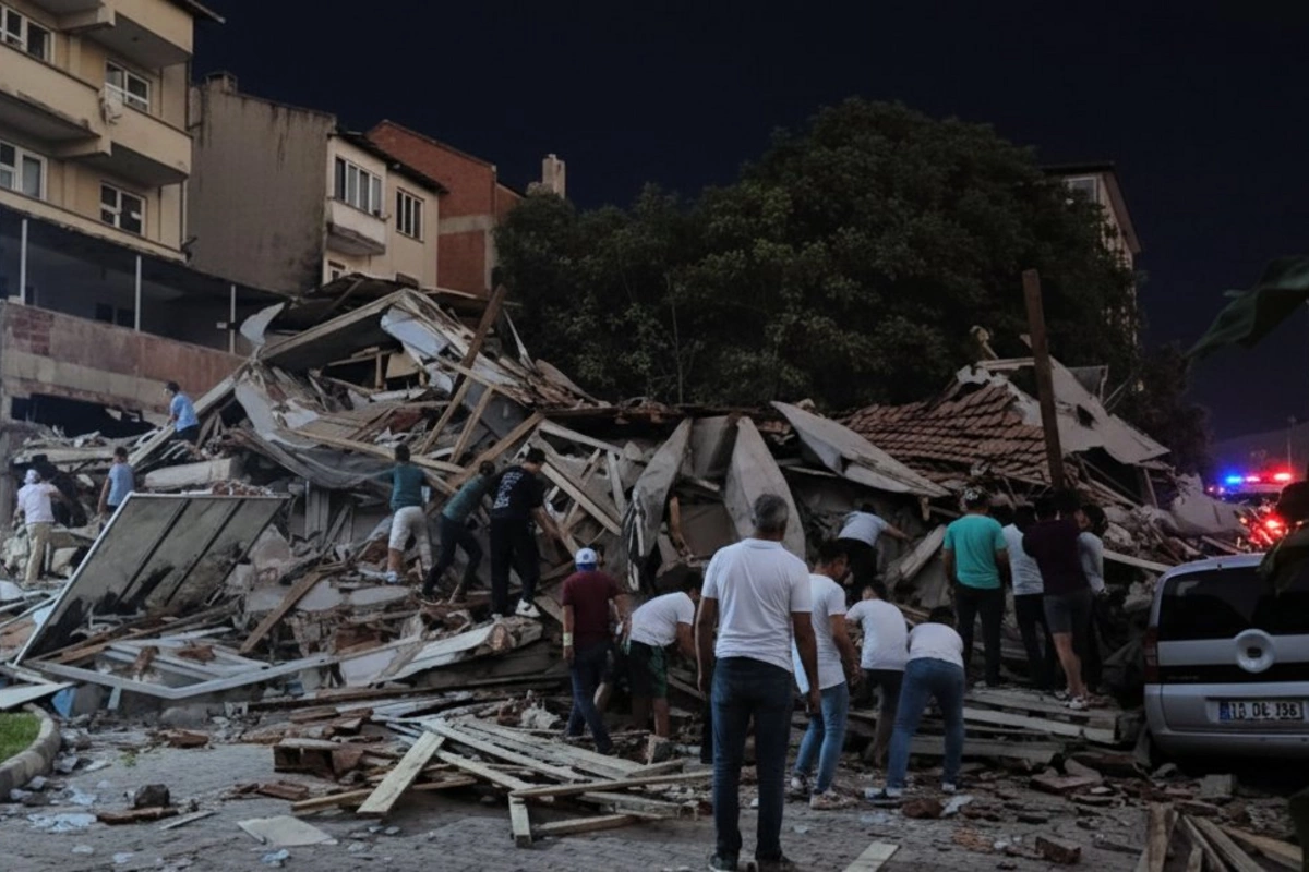 Türkiyədə 6,1 maqnitudalı zəlzələ – Üç bina və bir mağaza uçub Türkiyədə 6,1 maqnitudalı zəlzələ – Üç bina və bir mağaza uçub