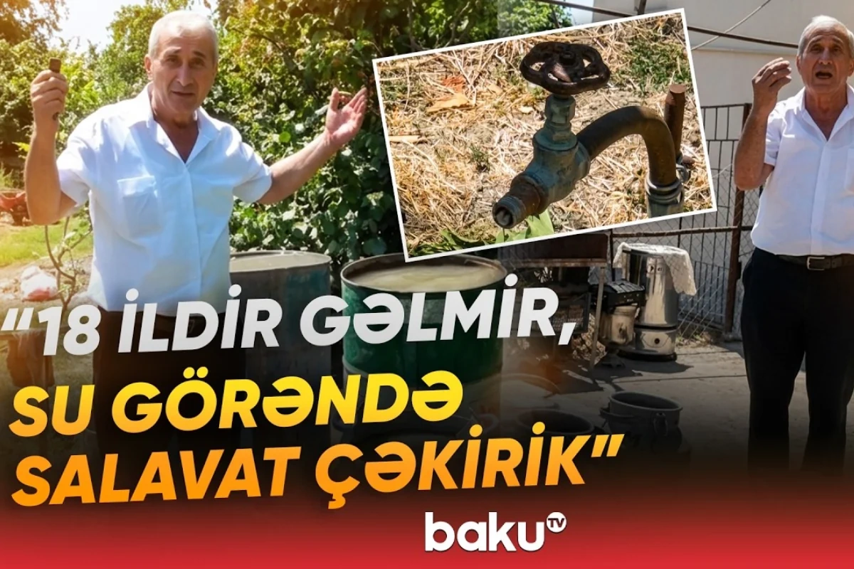 Şabran sakinlərinin bitməyən SU DƏRDİ: Xəstəlik mənbəyidir