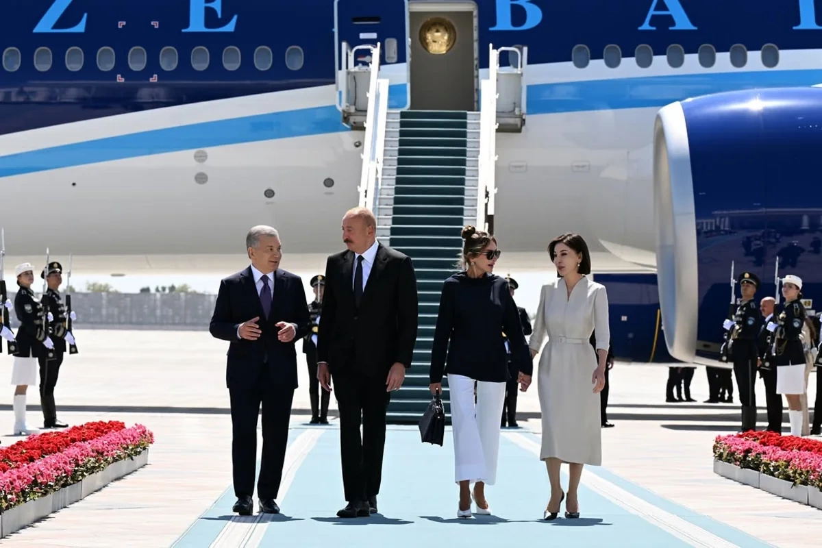 Şavkat Mirziyoyev İlham Əliyevin Özbəkistana səfəri ilə bağlı paylaşım edib
