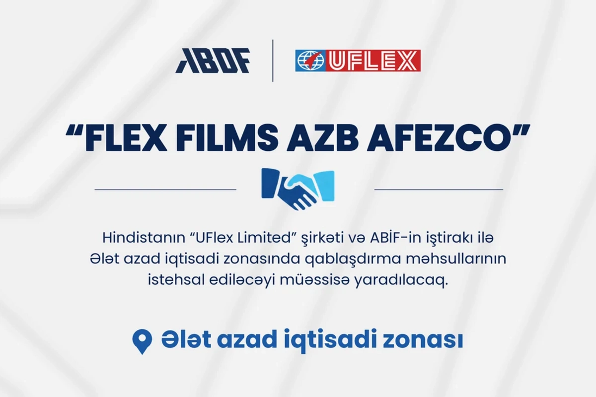 Hindistan şirkəti Azərbaycanda qablaşdırma məhsulları istehsal edəcək