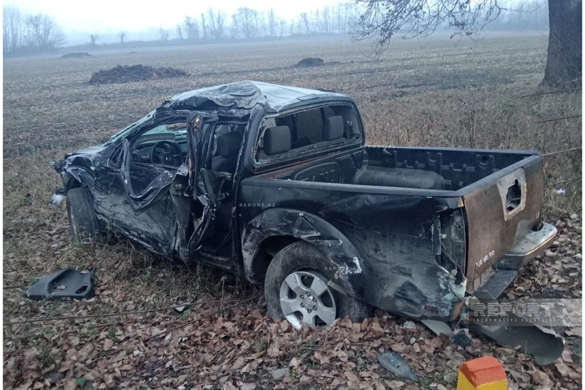 В Габале произошло ДТП, есть погибший и пострадавший