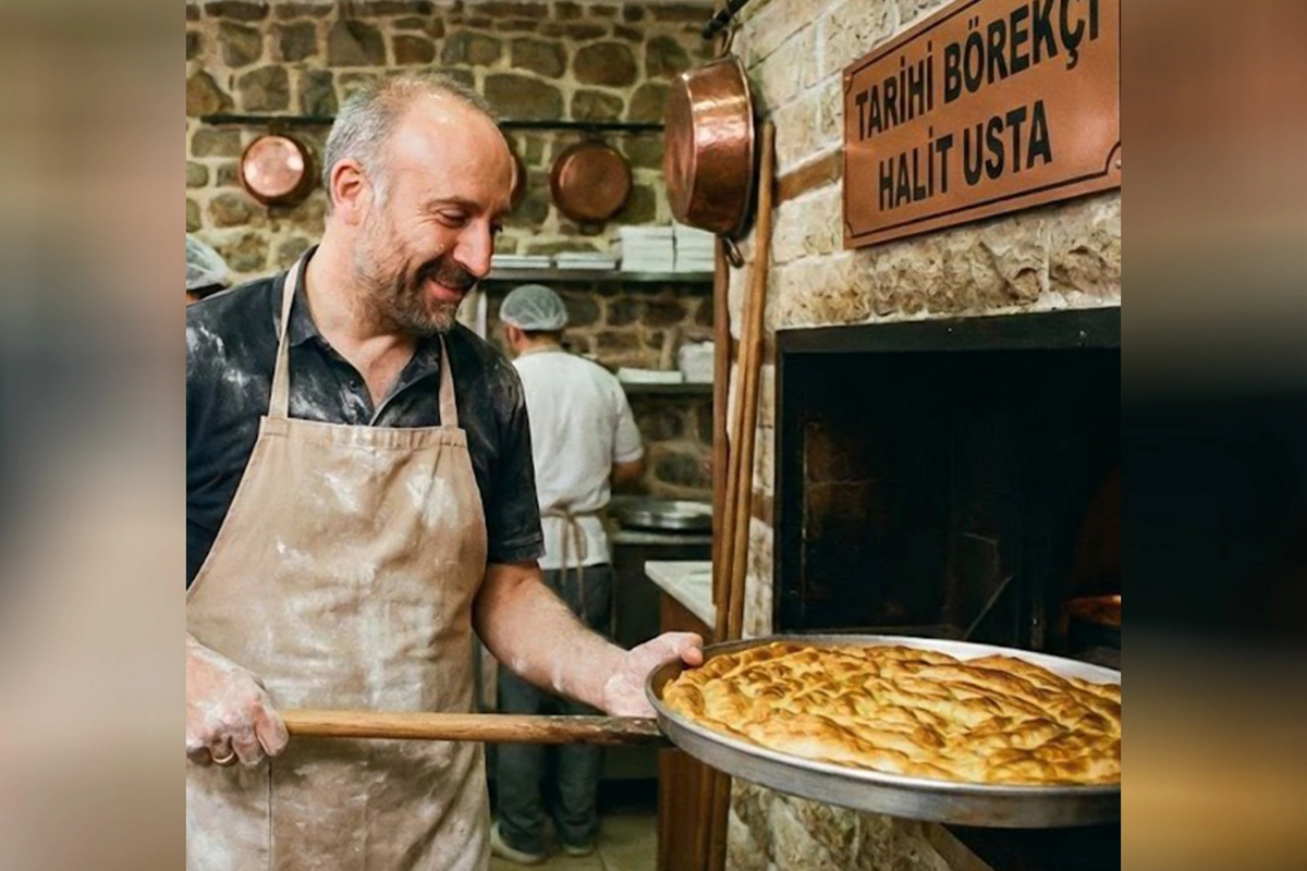 Halit Ergenç Londonda dükanlar açıb, 2 ton börek satdı