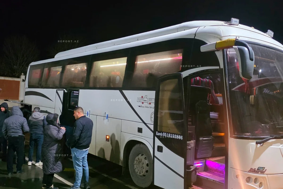 Bakıdan yola düşən avtobus Naxçıvana çatıb