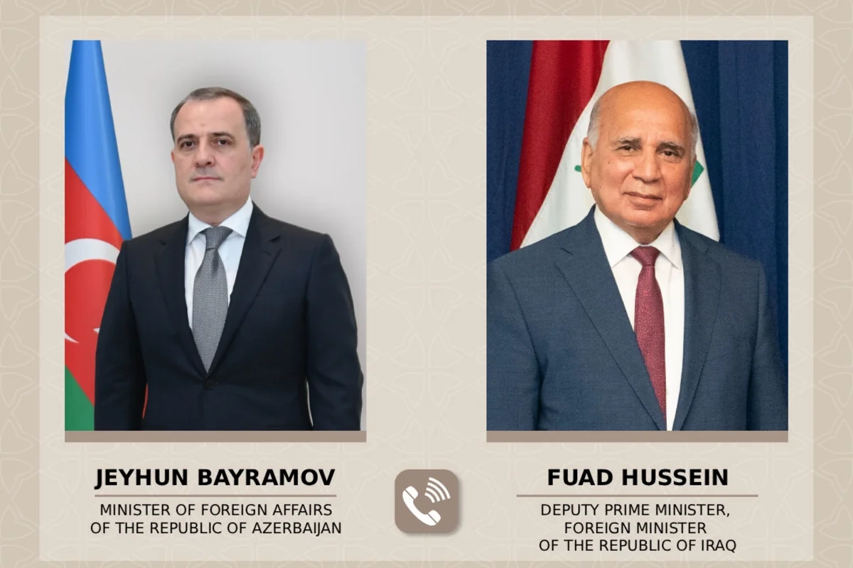 Azərbaycanın xarici işlər naziri İraqın Baş nazirinin müavini ilə danışıb