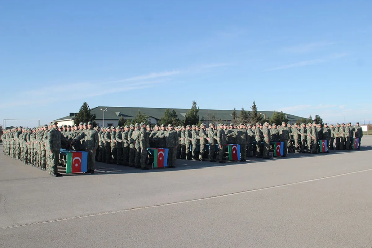Azərbaycan Ordusunda andiçmə mərasimləri keçirilib