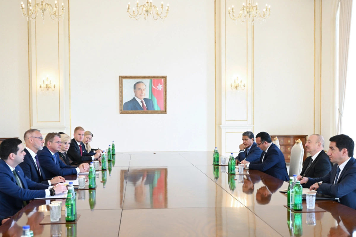 President Ilham Aliyev received a delegation headed by the Chairman of the National Council of Slovakia