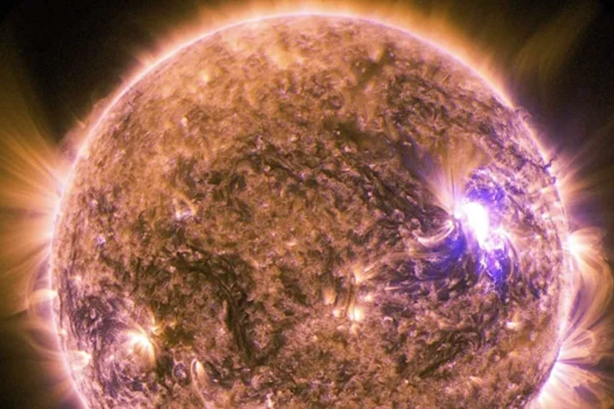 A class M flare occurred on the Sun