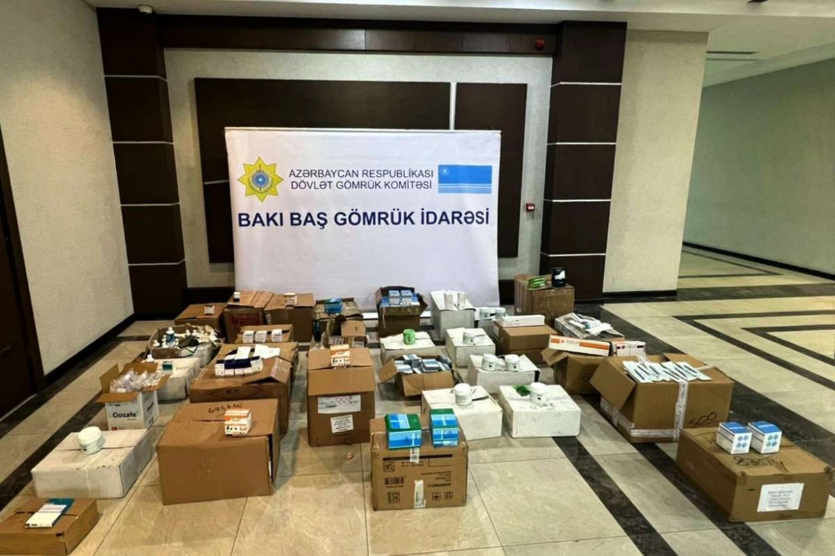 Bakı Baş Gömrük İdarəsindən əməliyyat: Ölkəyə qanunsuz gətirilən tibbi vasitələr aşkarlandı