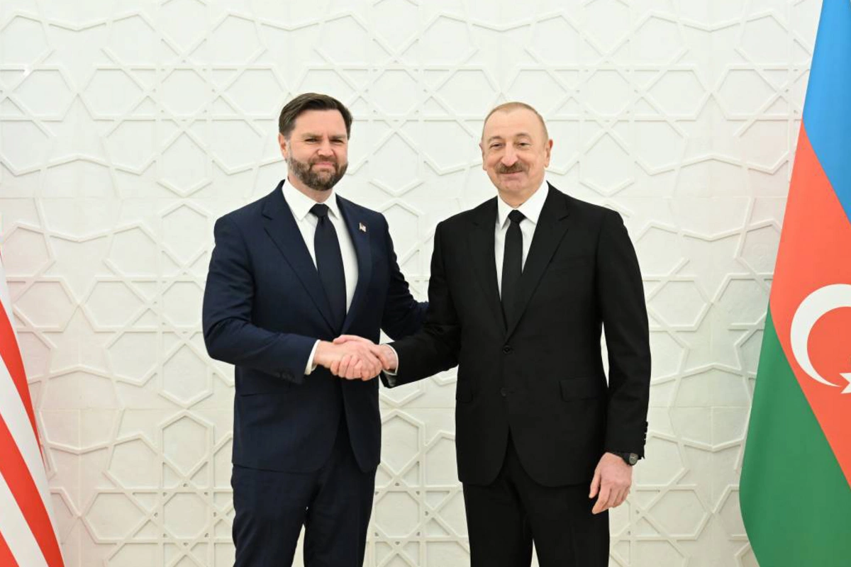 Prezident İlham Əliyevin Amerika Birləşmiş Ştatlarının Vitse-prezidenti ilə görüşündən video paylaşılıb