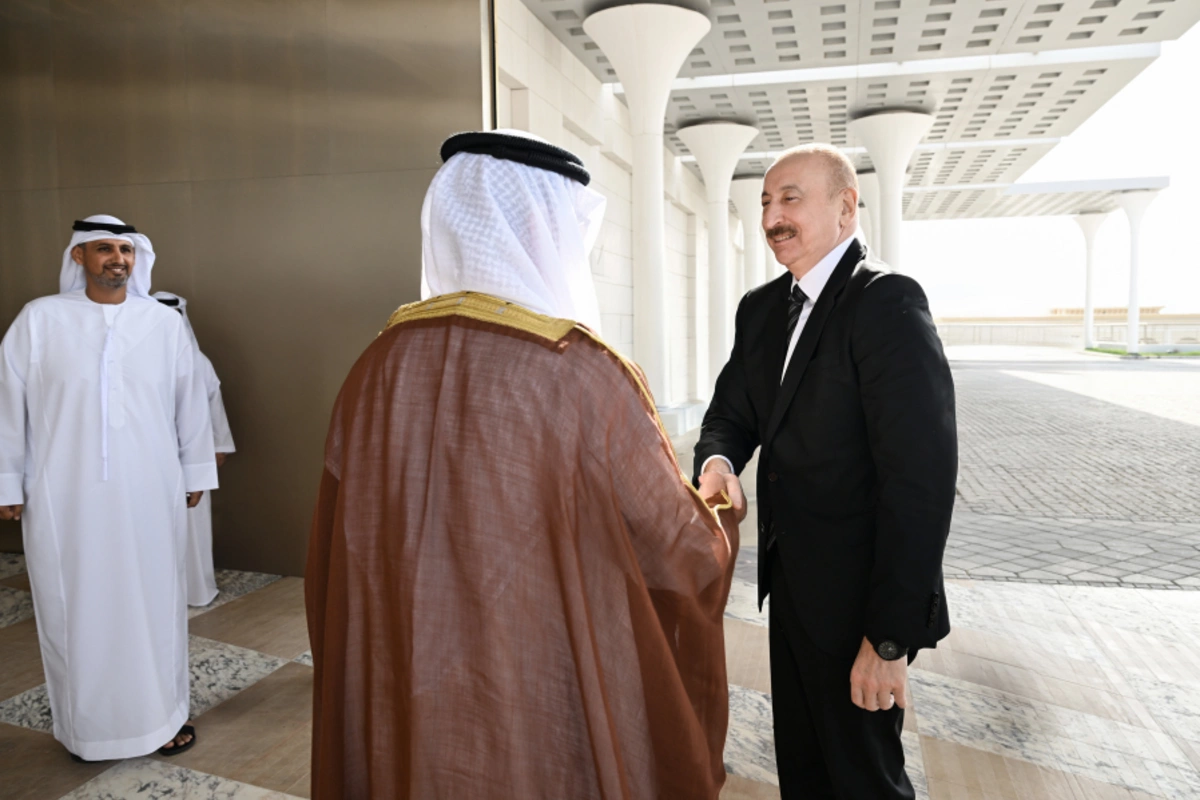 Footage from the visit to Abu Dhabi has been published on Ilham Aliyev's official social media accounts