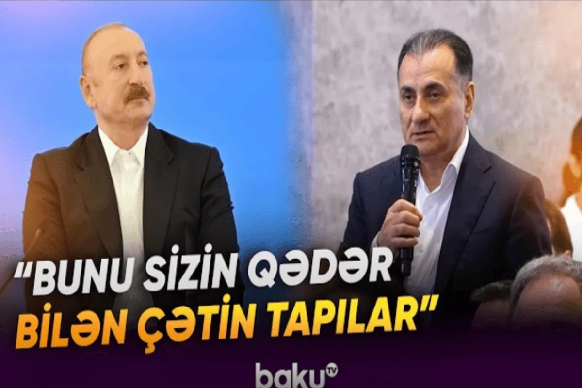 Prezident İlham Əliyev Mir Şahin Ağayevin sualını cavablandırdı: Mənim müraciətim yalnız Azərbaycan xalqına ola bilər