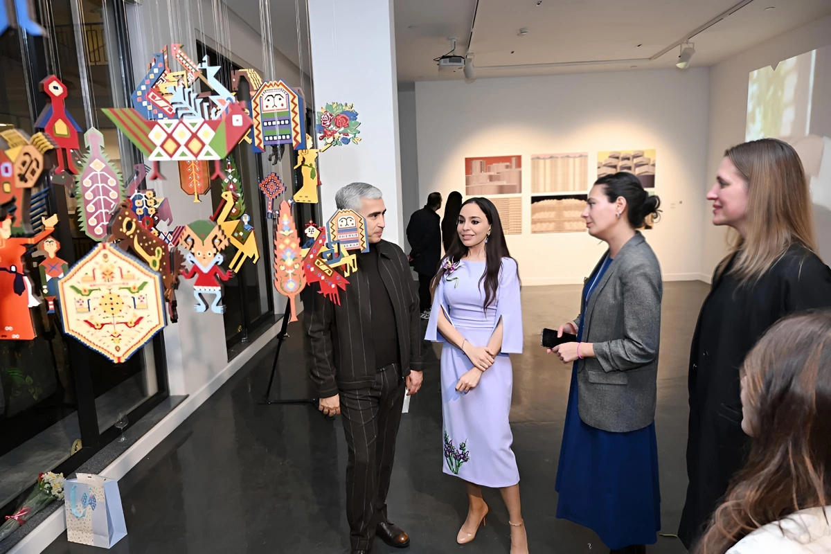 Leyla Aliyeva attended the exhibition A House with a View of the Landscape