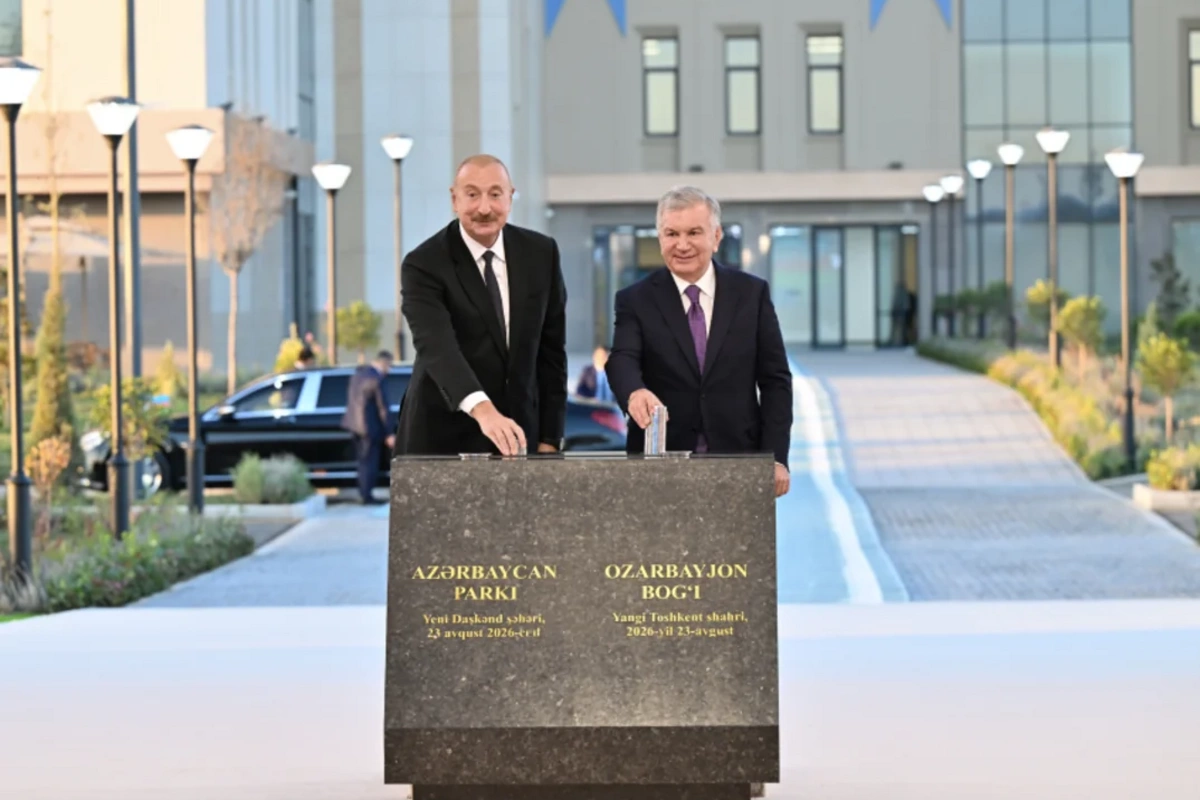 Yeni Daşkənd şəhərində Azərbaycan parkının təməli qoyulub - FOTO
