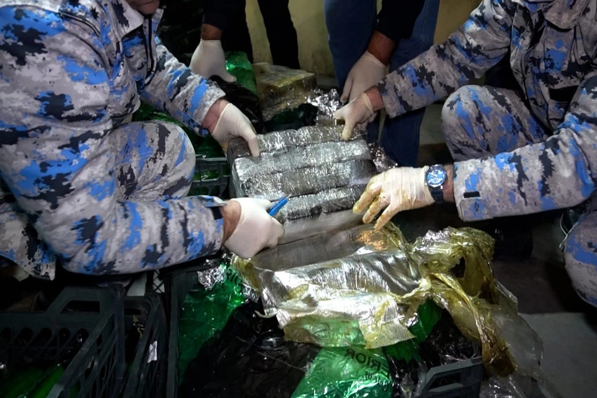 Astara Gömrük İdarəsində 148 kiloqramdan artıq narkotik vasitə aşkarlanıb - FOTO