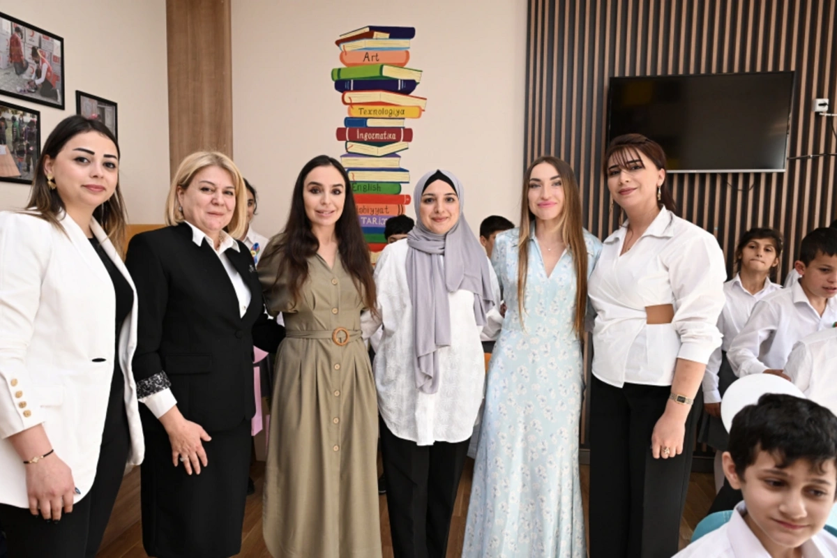 Heydər Əliyev Fondunun vitse-prezidenti Leyla Əliyeva Lənkəranda internat məktəbində olub