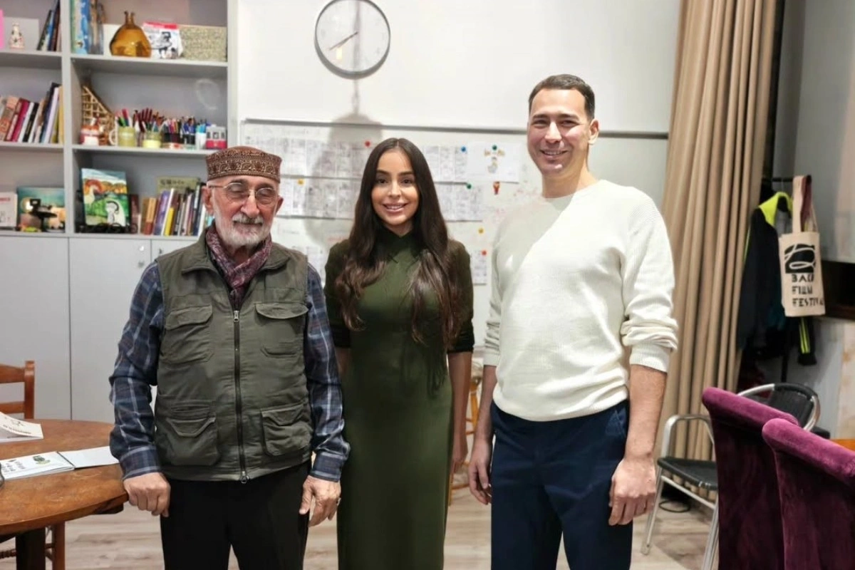 Leyla Əliyeva Animasiya Evindən paylaşım edib