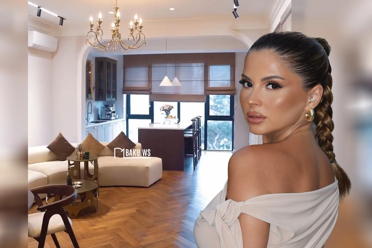 Aynişan Quliyevanın retro tərzində olan geniş evi