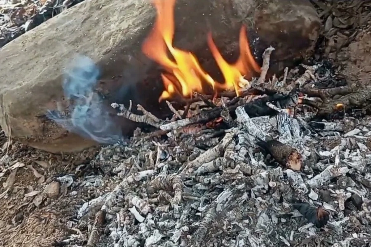 61 yaşlı kişi ocaqda yanıb öldü