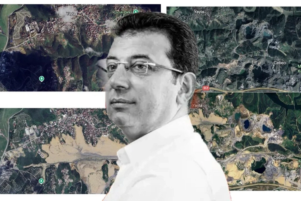 Peyk görüntüləri sirri aşkara çıxardı: İmamoğlu meşəlik ərazini bazara çevirib