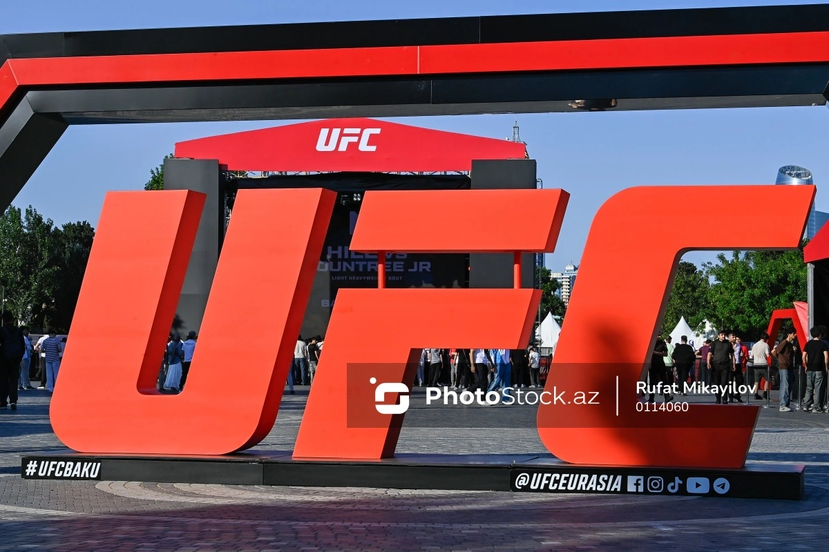 "UFC Baku Fight Night"da oktaqona çıxacaq idmançıların rəsmi çəkiölçmə mərasimi başlayıb