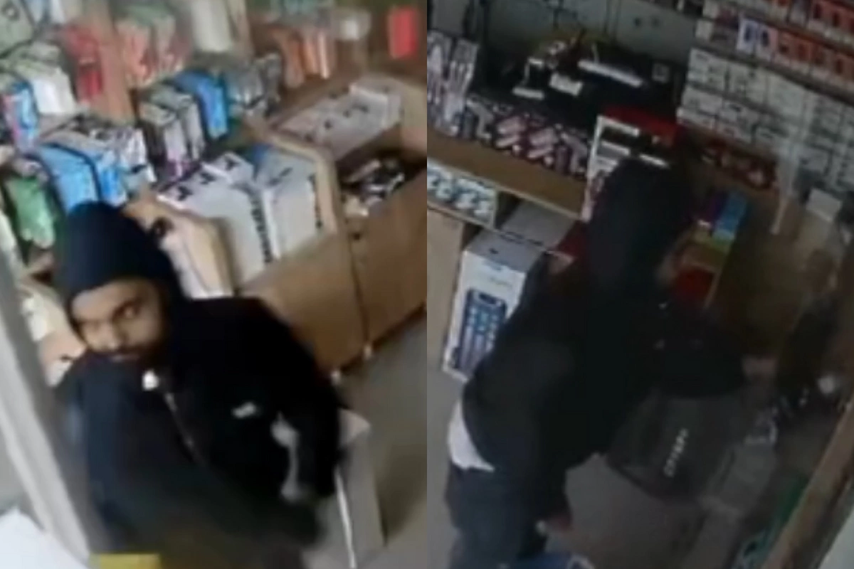 Bayram günü telefon dükanına girib OĞURLUQ etdi - ANBAAN VİDEO