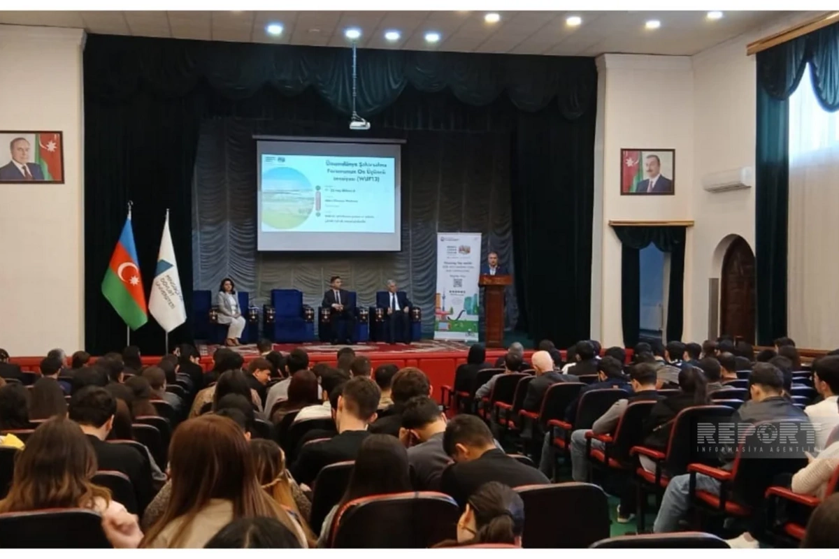 Mingəçevirdə WUF13 Festivalı çərçivəsində məlumatlandırma sessiyası keçirilib