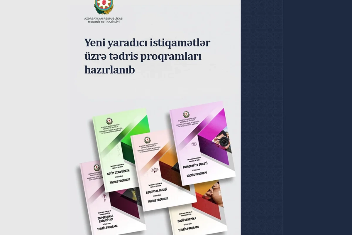 İncəsənət məktəbləri üçün 5 yeni yaradıcı istiqamət üzrə tədris proqramları hazırlanıb