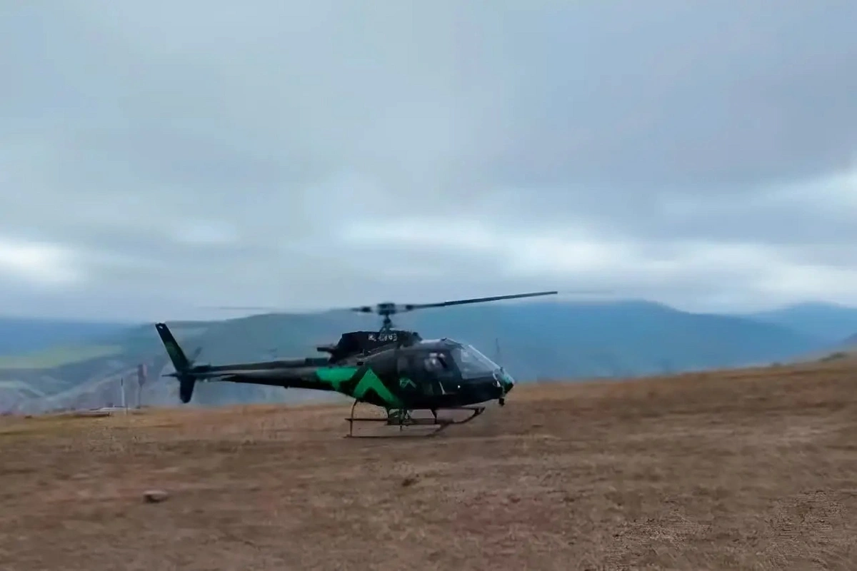 Azərbaycanda helikopterlərlə qızıl axtarışının GÖRÜNTÜLƏRİ