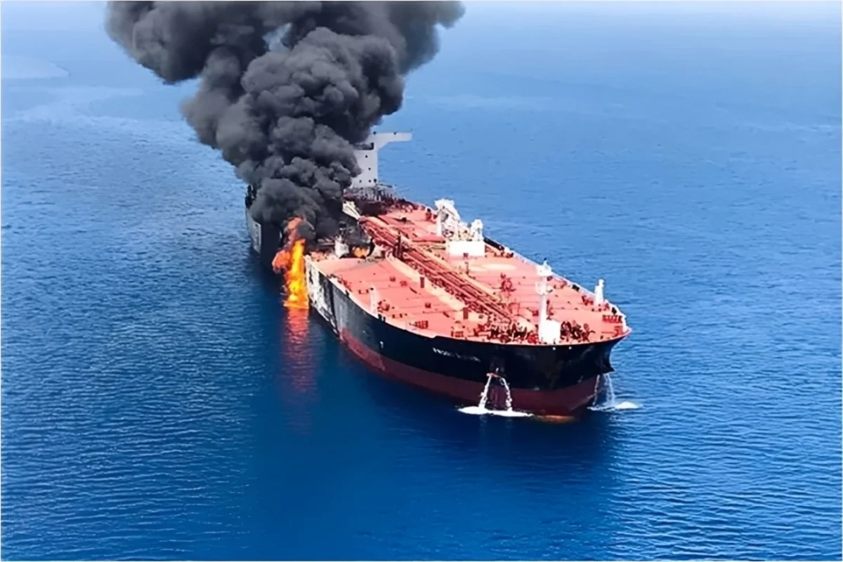 Iran announced a strike on an American oil tanker off the coast of Kuwait