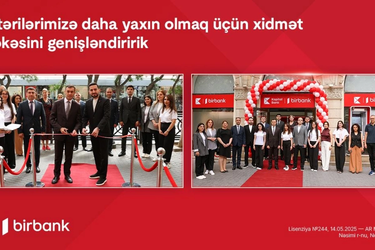 Kapital Bank 116 filial, 51 şöbə və 1274 ATM ilə ölkənin ən böyük xidmət şəbəkəsinə malik bankıdır