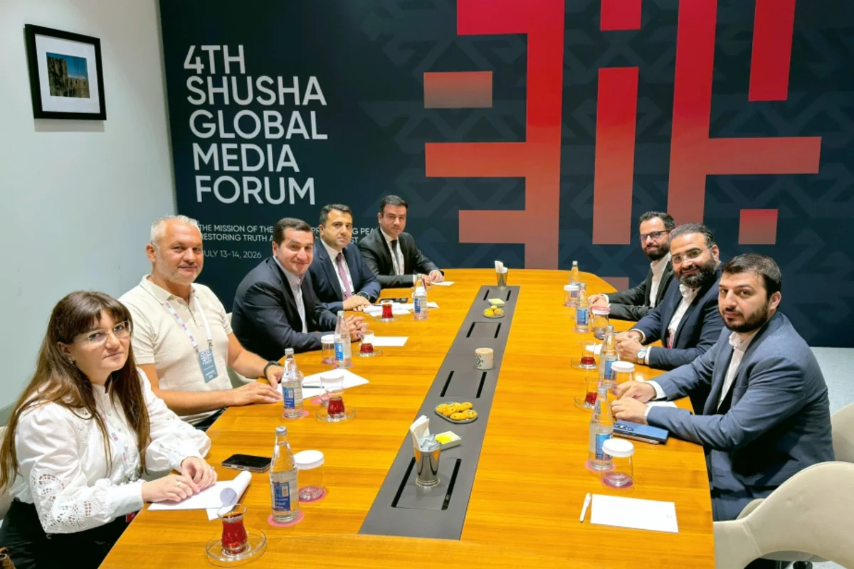 Hikmət Hacıyev Şuşada Suriyanın informasiya naziri ilə görüşüb