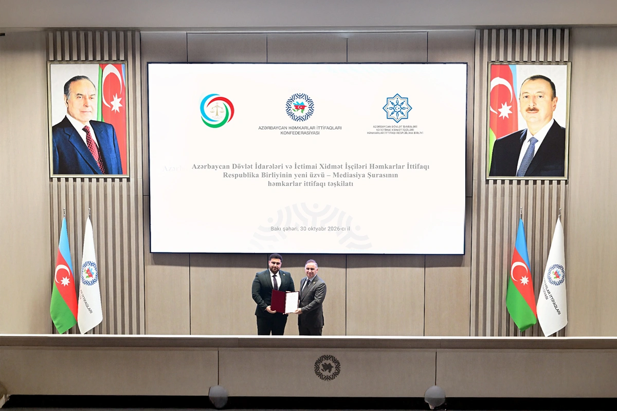 Mediasiya Şurasında ilk həmkarlar ittifaqı təşkilatı yaradılıb