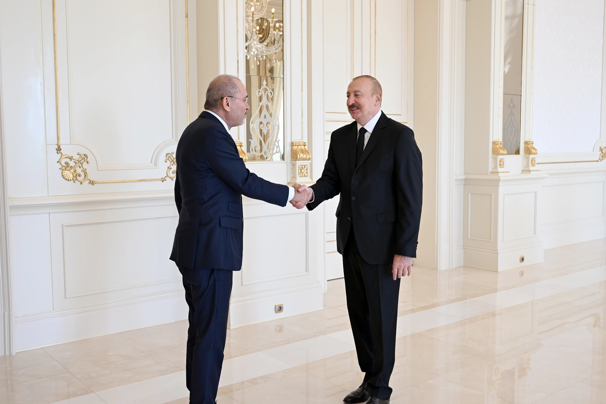 Prezident İlham Əliyev İordaniya Baş nazirinin müavinini qəbul edib