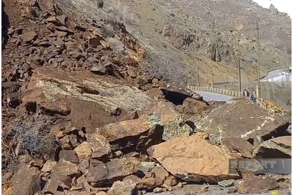 Ordubadda qaya uçqunu olub